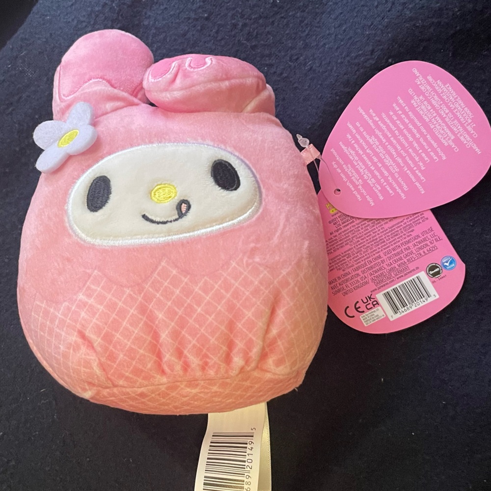 Sanrio Squishmallow My Melody, NWT, approximately 7” in height (including ear) - Picture 4 of 9
